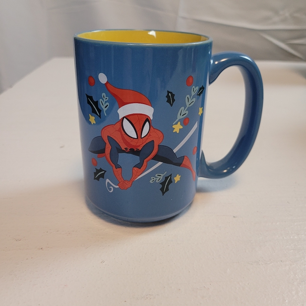 Blue Spider-Man Holiday Mug